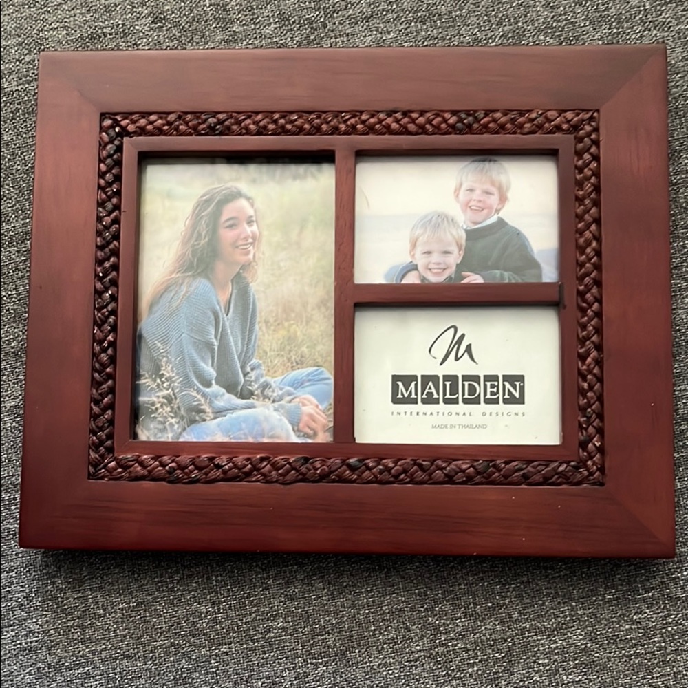 Malden Brown Picture Frame with Elegant Accents